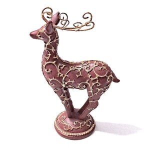 Decorative reindeer figurine